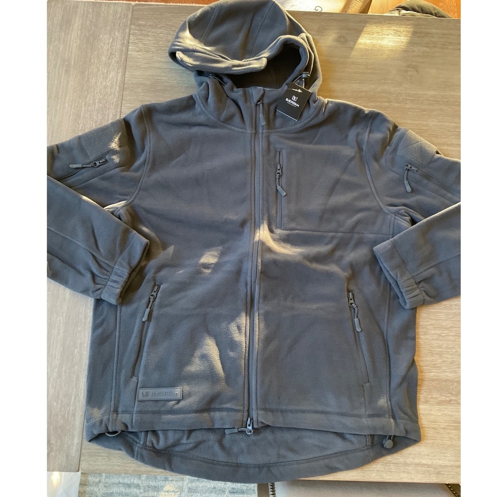 BAERSKIN Version 3 Men Tactical Supply Co Fleece Hooded Jacket Grey XL New W Tag
